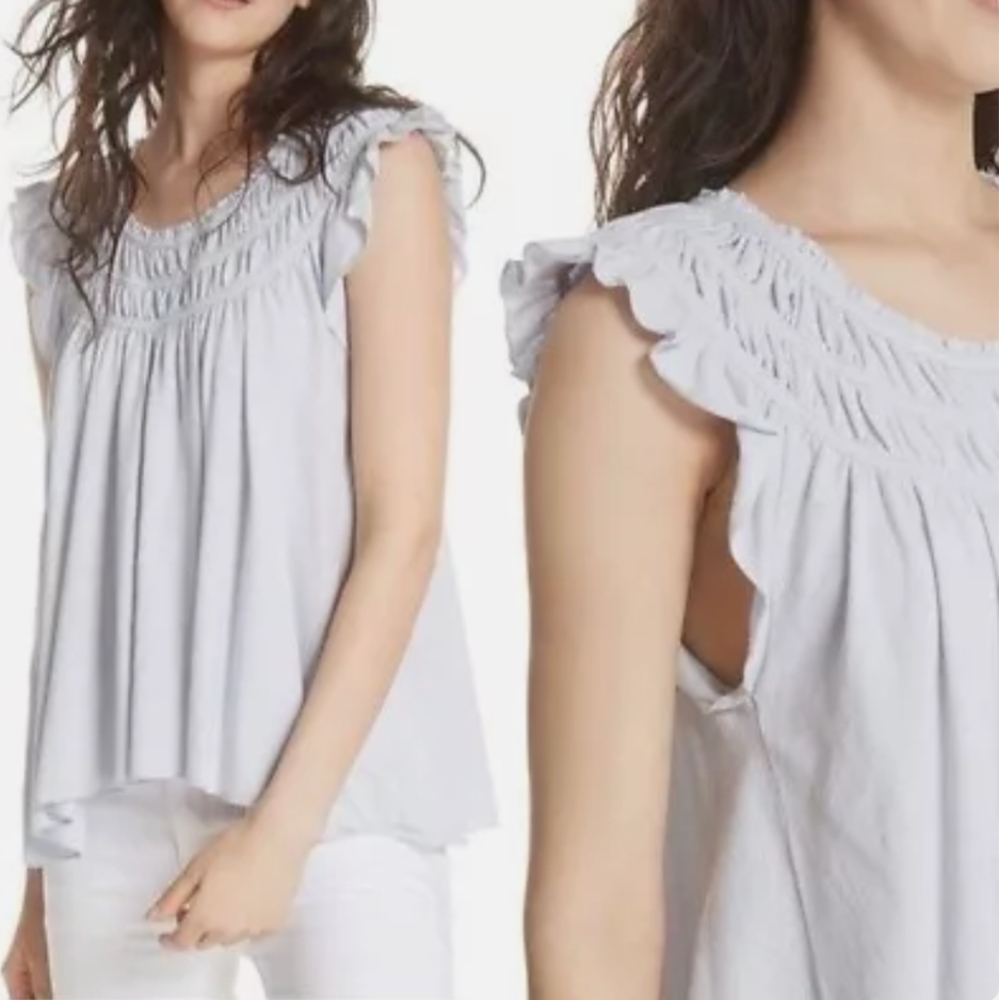 We The Free Pastel Blouse Top